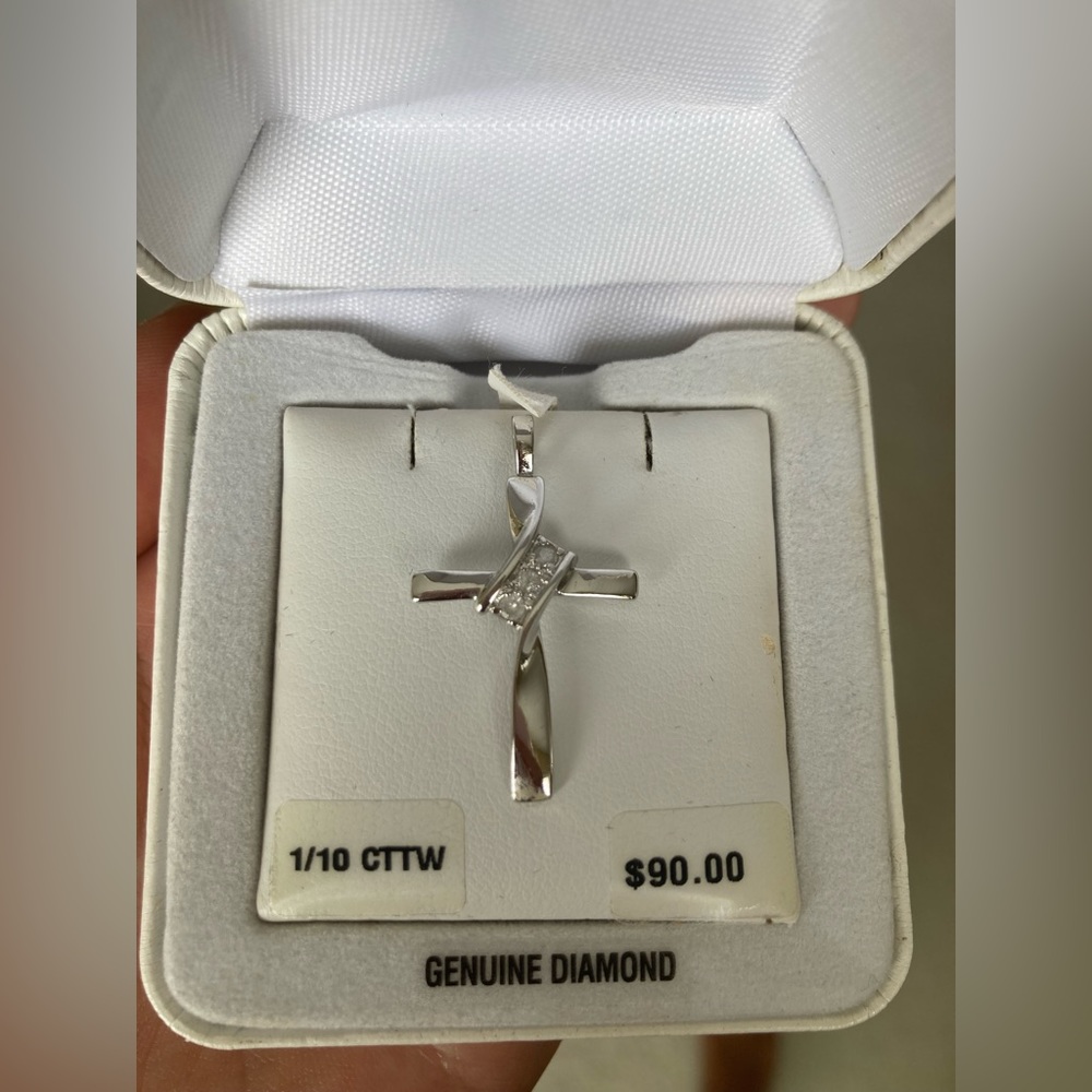 Diamond Cross Pendant